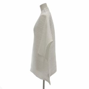 ISSEY MIYAKE カーディガン プリーツ 2 ホワイト