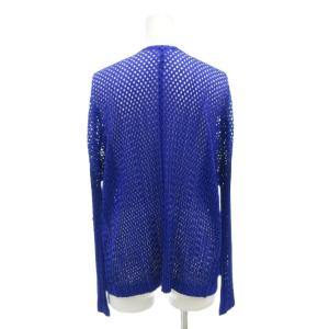 PLEATS PLEASE ISSEY MIYAKE イッセイミヤケ 美品 カーディガン メッシュ 長袖 3 紫 パープル /AE GY17
