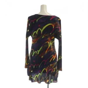 PLEATS PLEASE ISSEY MIYAKE イッセイミヤケ ミニワンピース 4 マルチカラー プリーツ  PP23JT711