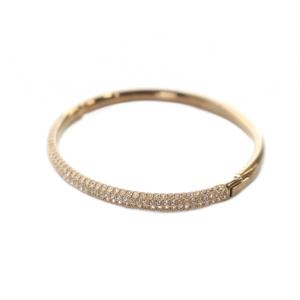 バングル ブレスレット アクセサリー ラインストーン ゴールド色 GY18 /MQ