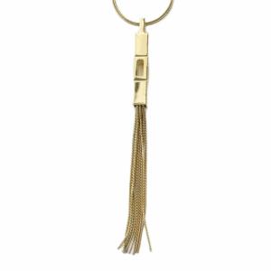 ネックレス アクセサリー ペンダント フリンジ ラインストーン ゴールド色 GY18 /MQ
