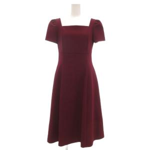 ドレス ラペロ ワンピース 38 ワインレッド 42173
