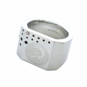 指輪 リング アクセサリー ロゴ シルバー色 GY18 /MQ