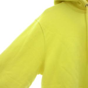 STUSSY パーカー フーディ プルオーバー ロゴ ダイス バックプリント 長袖 M 黄 イエロー /AE GY18