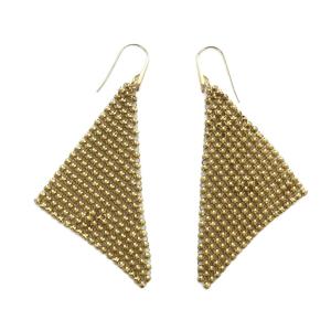 SWAROVSKI ピアス アクセサリー 両耳用 ラインストーン ゴールド色 GY18 /MQ