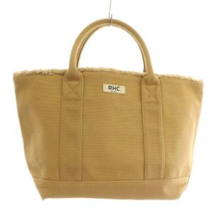 トートバッグ ハンド キャンバス オープントップ ロゴ 茶色 ブラウン /XZ GY18