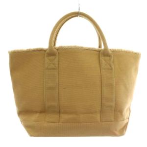 Ron Herman トートバッグ ハンド キャンバス オープントップ ロゴ 茶色 ブラウン /XZ GY18