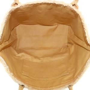 Ron Herman トートバッグ ハンド キャンバス オープントップ ロゴ 茶色 ブラウン /XZ GY18