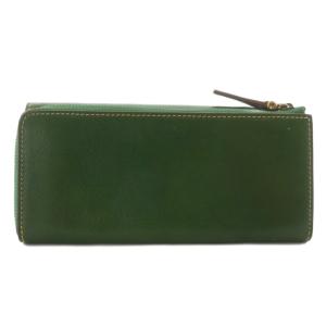 Dakota 長財布 レザー 二つ折り トリコローレ ロゴ 緑 グリーン /XZ GY18