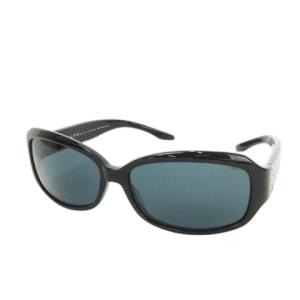 RALPH RALPH LAUREN サングラス セルフレーム オーバル ロゴ 59 15 125 黒