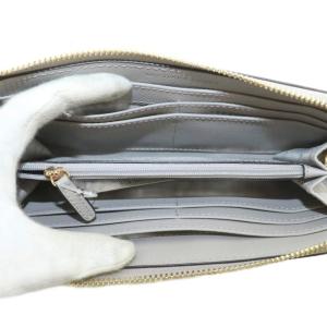 MICHAEL KORS 長財布 レザー L字ファスナー ロゴ ゴールド金具 グレー 35T6GTVE3L /XZ GY18