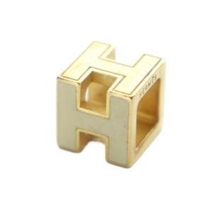 ネックレス トップのみ ロゴ Hキューブ ゴールド色 GY18 /MQ OH