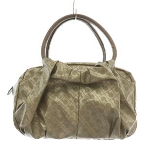 ソフティ ハンドバッグ トート ナイロン シグネチャー 総柄 ゴールド系 /XZ GY18