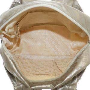 GHERARDINI ソフティ ハンドバッグ トート ナイロン シグネチャー 総柄 ゴールド系 /XZ GY18