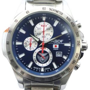 JASDF PRO 航空自衛隊モデル S648M 腕時計 ウォッチ 青文字盤 クォーツ クロノグラフ カレンダー付き