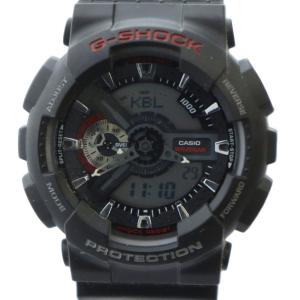 GA-110 腕時計 ウォッチ ロゴ クォーツ アナデジ 黒 ブラック GY18 /MQ