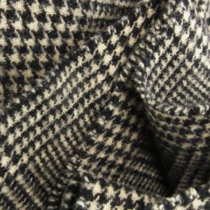 POLO RALPH LAUREN マフラー フリンジ ウール ロゴ 刺繍 グレンチェック 千鳥格子 グレー /CK20 GY11