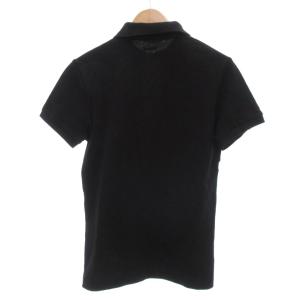 POLO RALPH LAUREN CUSTOM SLIM FIT ポロシャツ 半袖 S P ロゴ刺繍 S 黒 ブラック /UO GY18