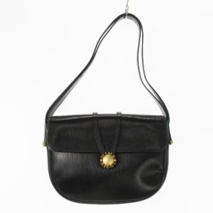 ショルダーバッグ ワンショルダー レザー 革 ロゴ 黒 ブラック /CK15 GY18