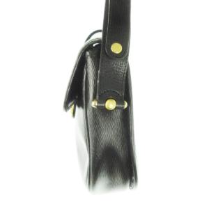 NINA RICCI ショルダーバッグ ワンショルダー レザー 革 ロゴ 黒 ブラック /CK15 GY18