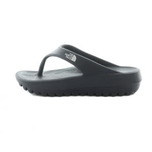 THE NORTH FACE サンダル フラット シューズ 靴 ロゴ 24cm 黒 ブラック GY18 /MQ