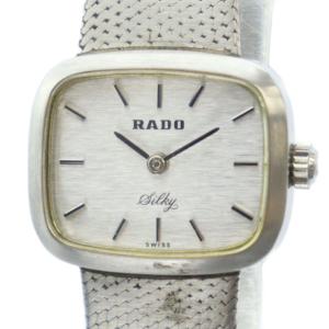 腕時計 ウォッチ 手巻き ロゴ スクエア シルバー色 GY18 /MQ