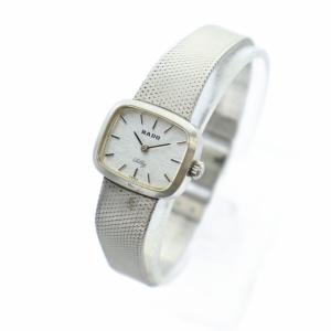 RADO 腕時計 ウォッチ 手巻き ロゴ スクエア シルバー色 GY18 /MQ