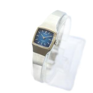 SEIKO 1120-3080 腕時計 ウォッチ 手巻き 青文字盤 ロゴ シルバー色 GY18 /MQ