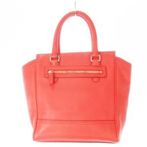 COACH ハンドバッグ 2way ショルダーバッグ クロスボディ レザー 革 ロゴ タッセル 赤 レッド /CK10