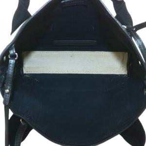 BALENCIAGA NAVY CABAS ハンドバッグ 2WAY ベージュ