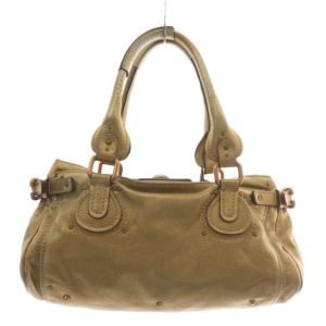 Chloe パディントン ハンドバッグ ゴールドカラー