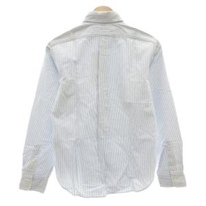 RALPH LAUREN タグ付き ボタンダウンシャツ ブラウス BD オックスフォード 6 ポニー刺繍 ストライプ 長袖 水色