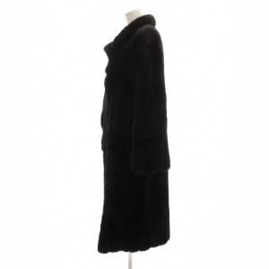 SAGA MINK 銀サガ ファーコート ミンク F ブラウン