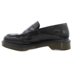 Dr.Martens ABBOT コインローファー レザー 革  オリジナルソール UK7 黒 ブラック AW006 /GV