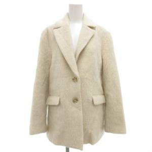 シャギーオーバージャケット F モヘヤ混 白 ホワイト SWFJ224227 /GV GY18