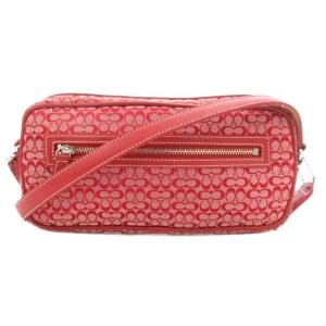 6341 ミニシグネチャー ショルダーバッグ 斜め掛け クロスボディ キャンバス 赤 レッド /GV GY18