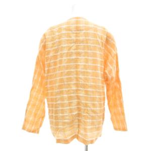 Christian Dior スポーツ sports ヴィンテージ セットアップ シャツジャケット スカート リネン混 チェック柄 M