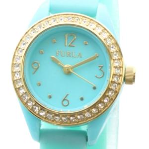 腕時計 ウォッチ クォーツ シリコンベルト ロゴ 緑 グリーン GY18 /MQ