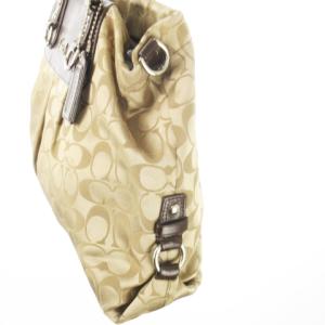 COACH ショルダーバッグ 2way クロスボディ ナイロン レザー 革 ジャカード タック シグネチャー ロゴ