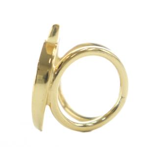 Salvatore Ferragamo スカーフリング アクセサリー ロゴ ガンチーニ ゴールド色 GY11 /MQ