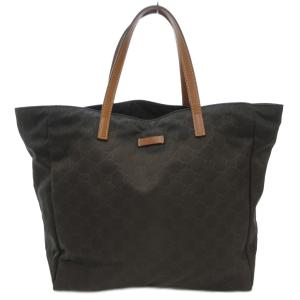 トートバッグ GG柄 総柄 ナイロン ダークブラウン /AE GY18