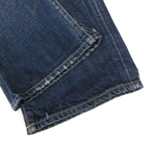 DSQUARED2 ダメージ加工ワッペンデニム パンツ ジーンズ スリムテーパード 46 インディゴブルー 74 LA277