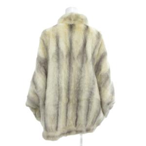 SAGA MINK 銀サガ サファイアミンク ファー コート ホワイト