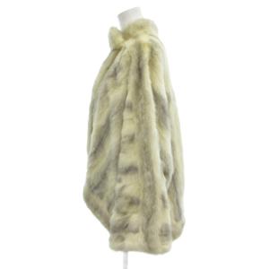 SAGA MINK 銀サガ サファイアミンク ファー コート ホワイト