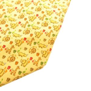 Salvatore Ferragamo ネクタイ カジュアル 絹 シルク アニマル柄 総柄 黄 イエロー /GV GY11