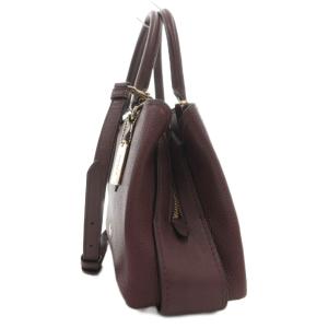 COACH 56839 キャリーオール ブルックリン ハンドバッグ ショルダー 2WAY 斜め掛け ロゴ レザー ボルドー