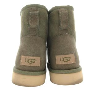UGG australia クラシック ミニ M CLASSIC MINI ムートンブーツ ショート シープスキン レザー 革 ロゴ