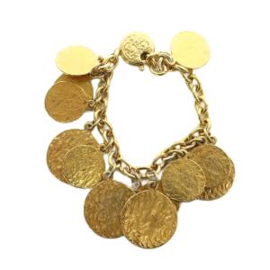 YVES SAINT LAURENT ヴィンテージ ブレスレット ゴールドカラー