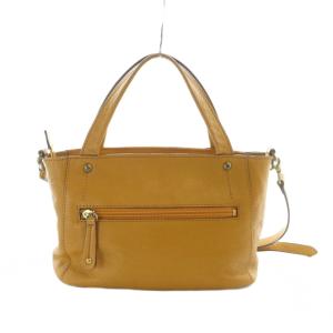 Dakota ハンドバッグ ショルダー 2WAY レザー ロゴ 黄 イエロー GY18 /MQ