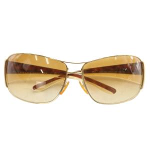 眼鏡 サングラス メタルフレーム グラデーション ロゴ 6713-115 茶色 ブラウン ゴールド色 SPR